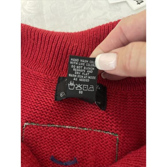 VTG Studio Joy Womens L Embellished Ugly Christmas Sweater Vest *READ - Picture 8 of 8